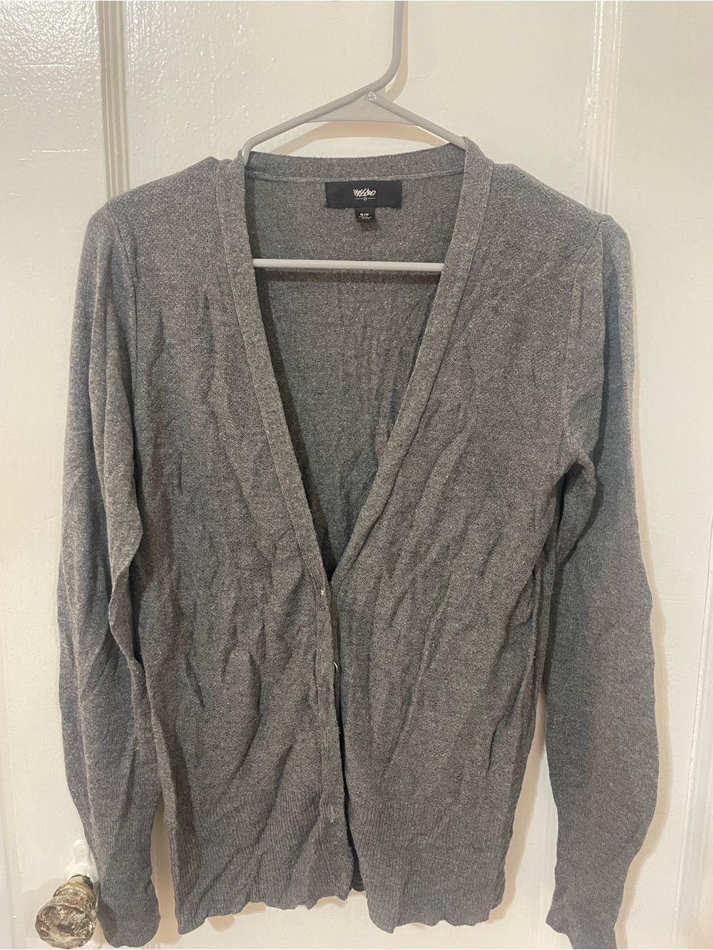 Mossimo Supply Co. Gray Open-Front Women's Cardigan